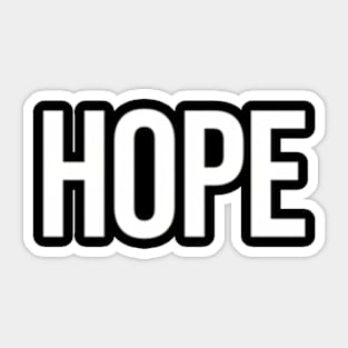 Hope Sticker